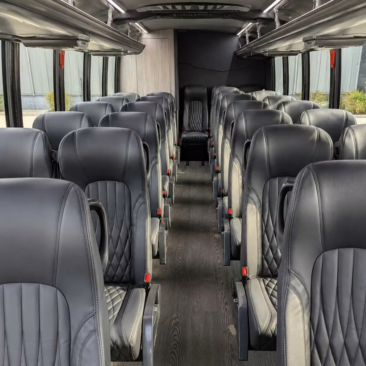 25 passenger minibus interior