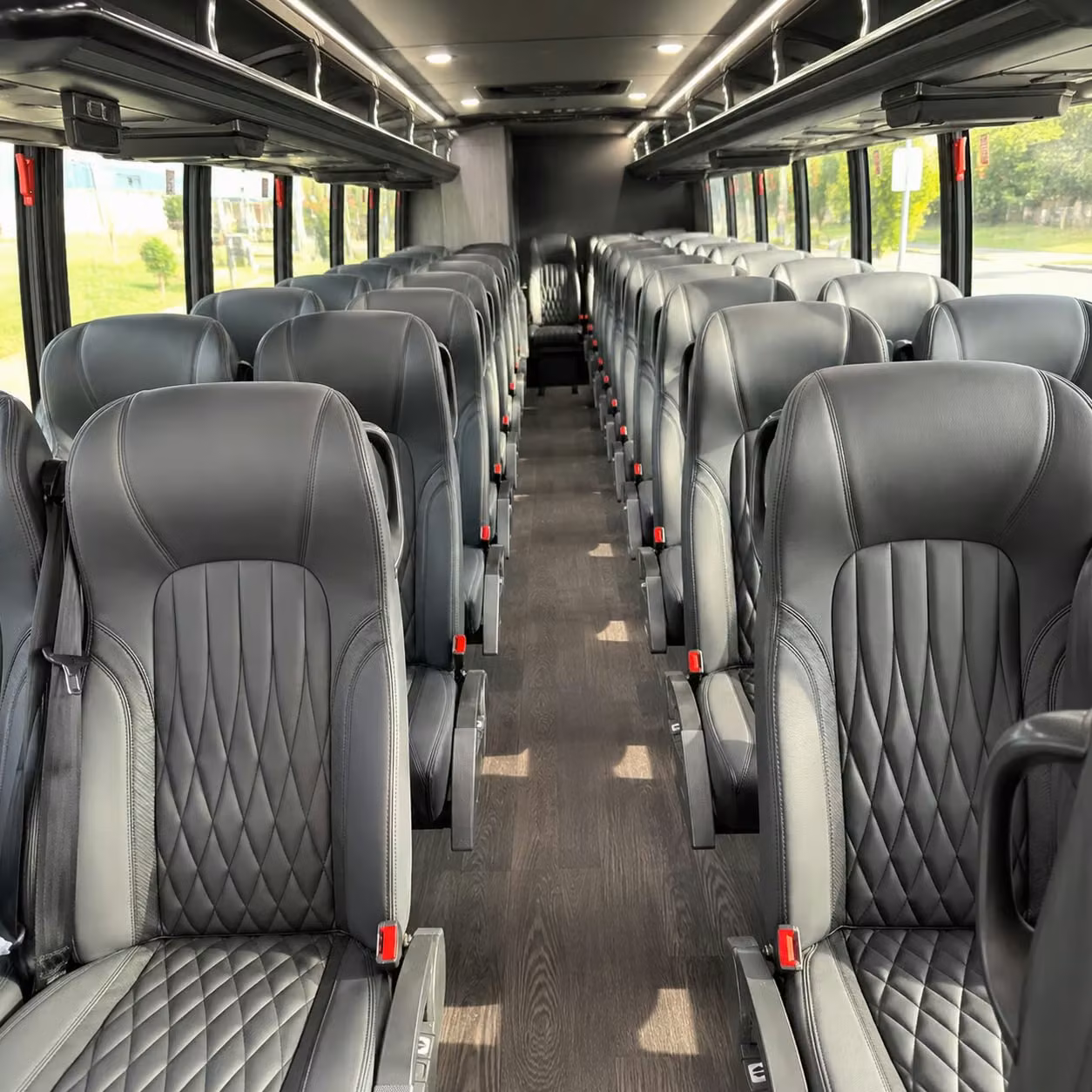 30 passenger minibus inside