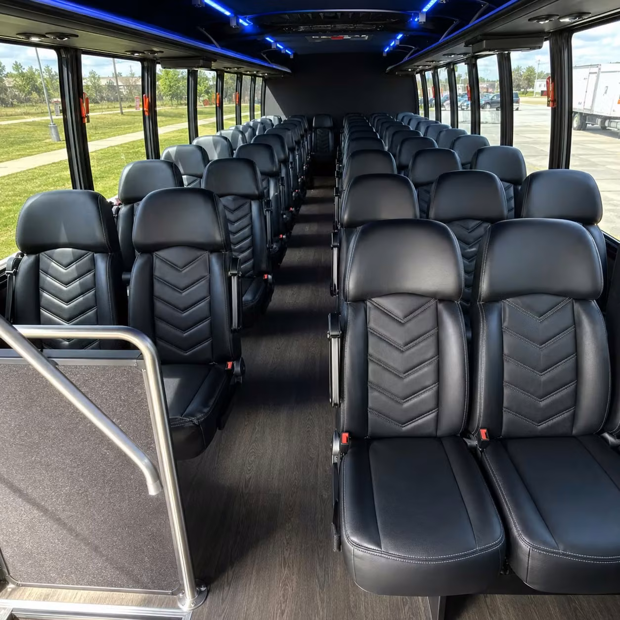 30 passenger minibus interior