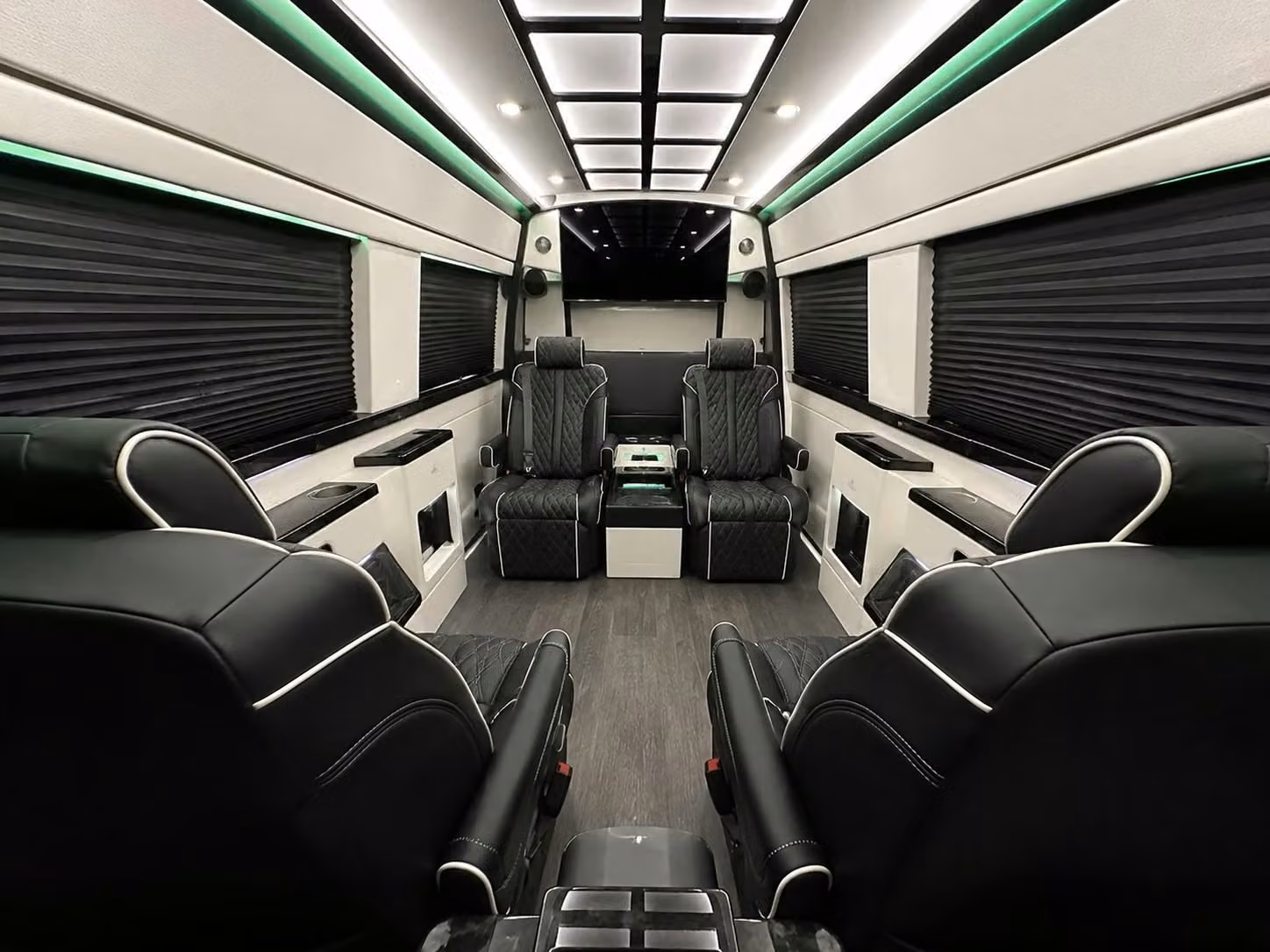 sprinter van with driver inside