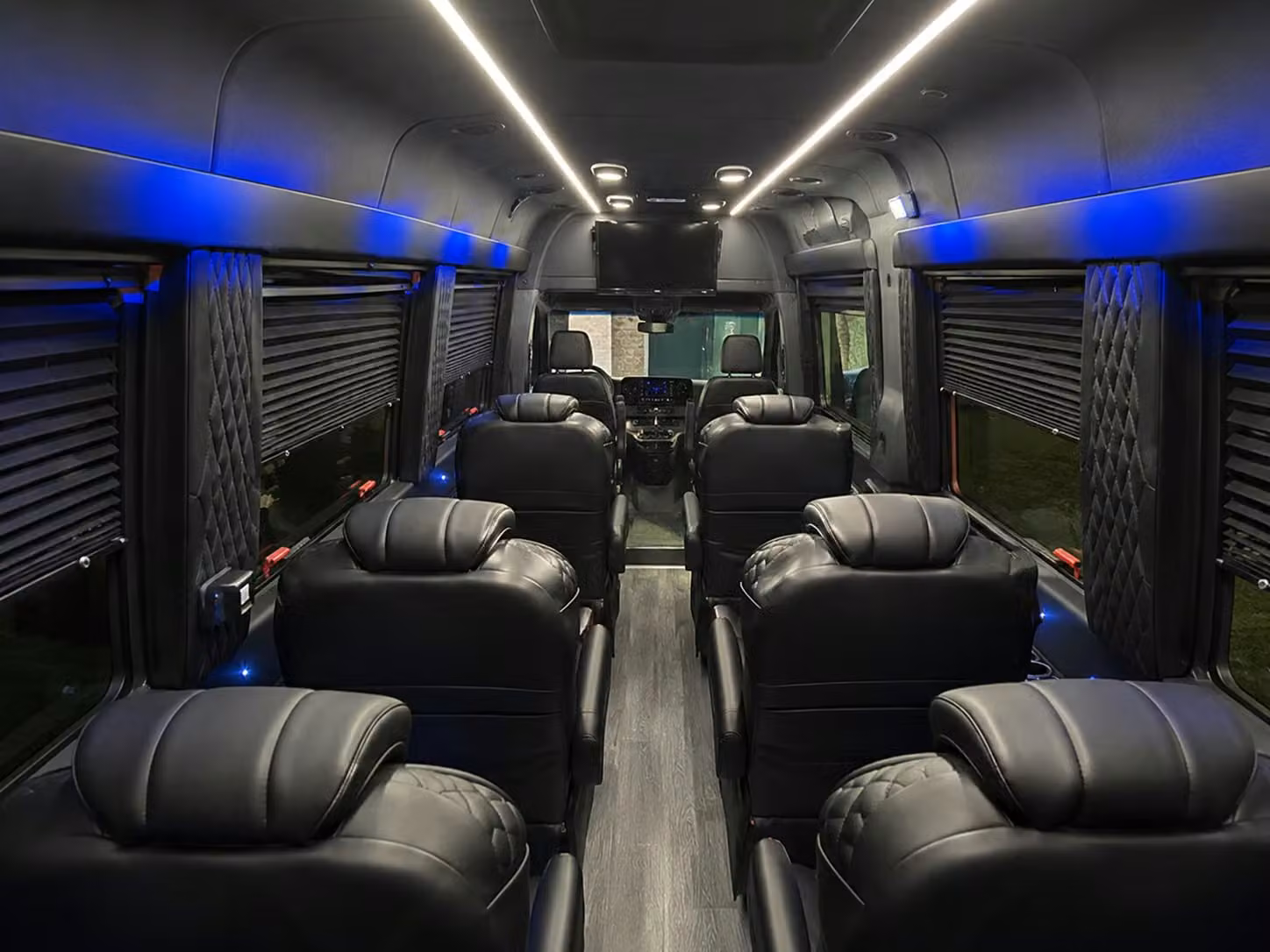 sprinter van with driver interior